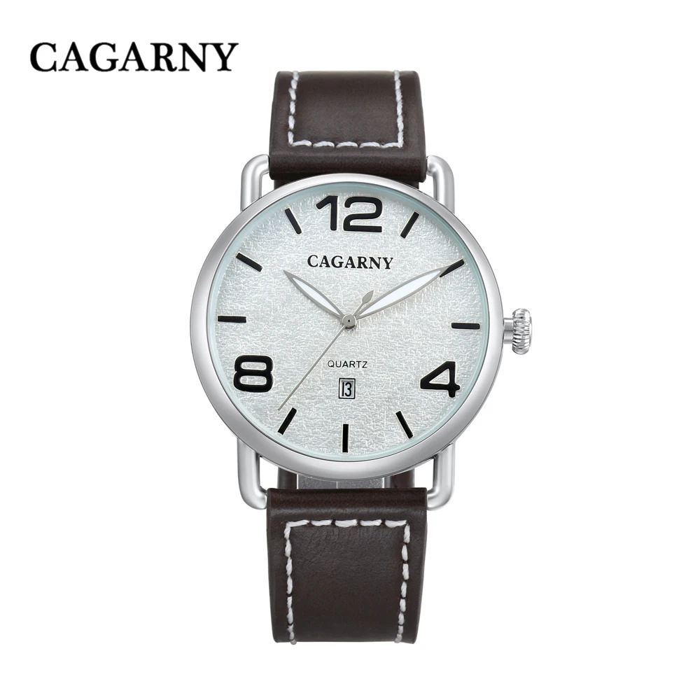 2019 new arrival cagarny luxury brand quartz wrist watch for men watches casual clock man  drop shipping (38)