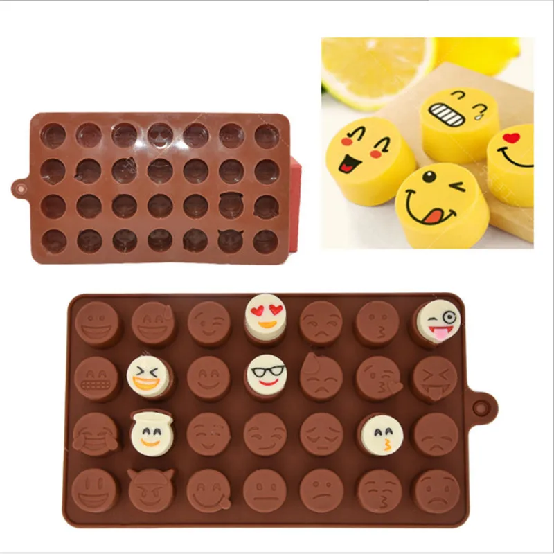Funny Face Emoji Silicone Cake Mold DIY Cake Silicone Mould Bakeware