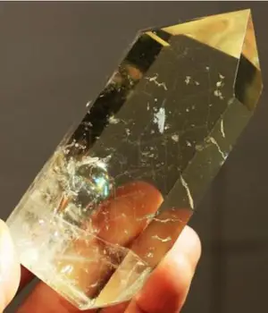 

000002271##@@Natural Citrine Crystal Rough Polished Point From China