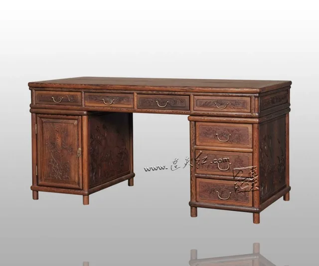 Living Room Computer Desk Burma Rosewood Rectangle Book Tables Living Room Computer Desk Burma Rosewood Rectangle Book Tables Carved Wooden Furniture Solid Wood Antique Writing - Living Room Computer Desk Burma Rosewood Rectangle Book Tables