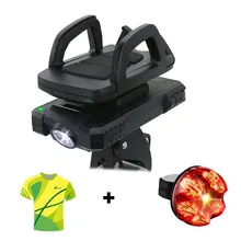 

Meilan X2 Bicycle light with Holder 5400mAh led Mobile Phone Mount Brackets S1 Brake tail light bike rear light Tshirt
