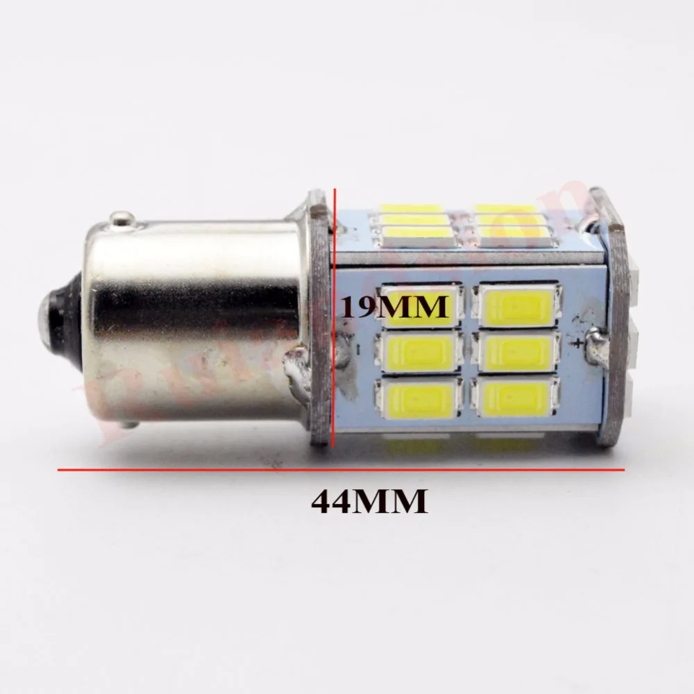 Ruiandsion 1 шт. 6 в/12 V/24 V Авто P21W BA15S 1156 5630 30SMD поворота Автомобильные светодиодные 6000 K сигнальные огни для парковки