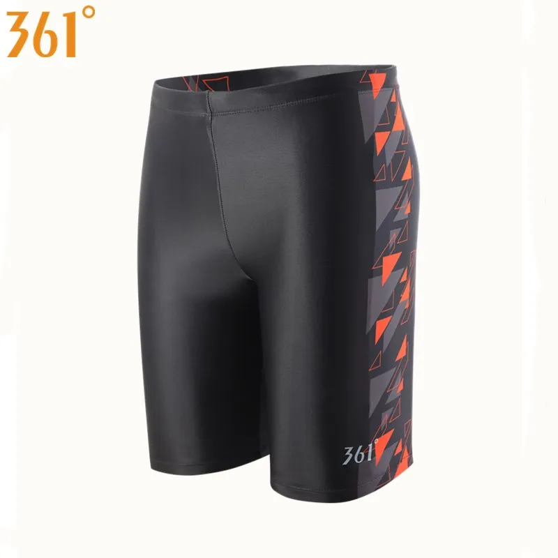 Skup 361 odporne na chlor stroje kąpielowe dla mężczyzn długie kąpielówki profesjonalne mężczyźni strój kąpielowy sportowe obcisłe spodenki do pływania chłopcy strój kąpielowy