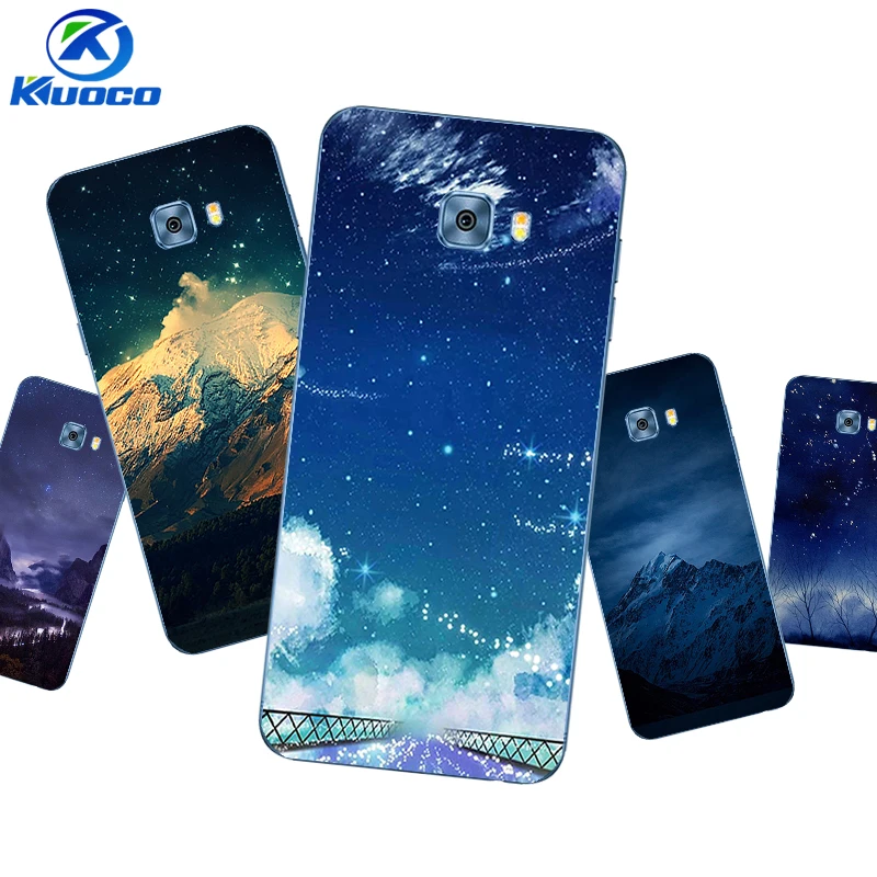 DIY для Samsung Galaxy A520 A5 2017 чехол телефона 2015/2016 C5/C5 Pro мягкий ТПУ с пейзажным принтом |