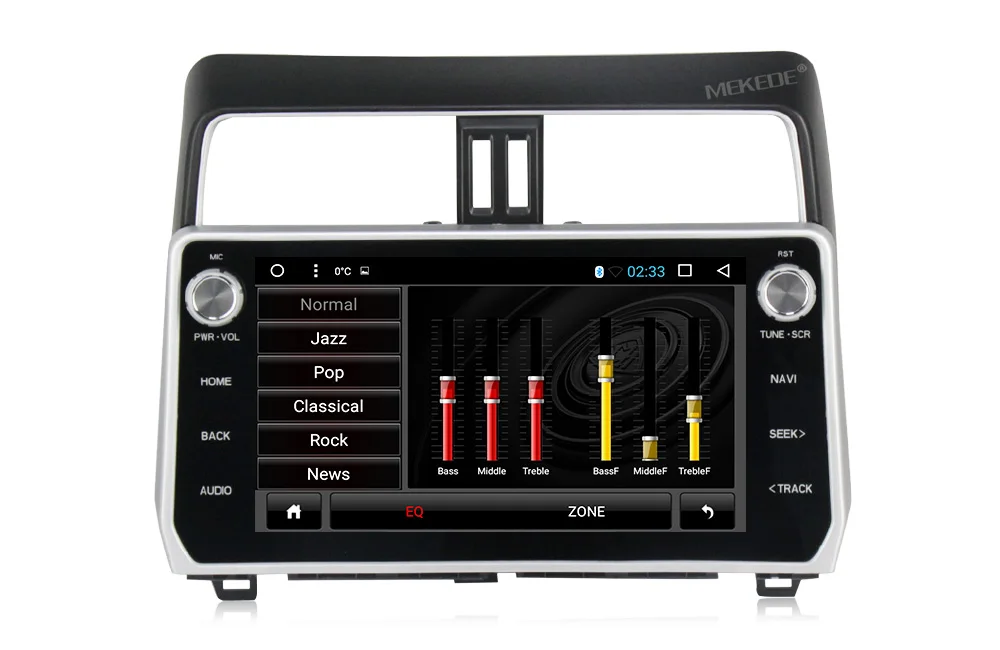 Cheap topway T3 Android 7.1  Car DVD multimedia player for toyota prado 2017 2018  with 3G WIFI BT SWC 2G RAM 16G ROM free shipping 27