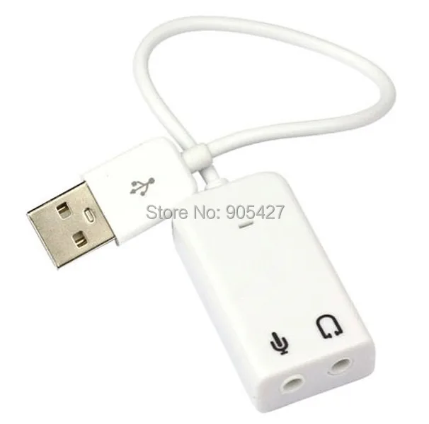 USB TO Headphone Microphone Audio 