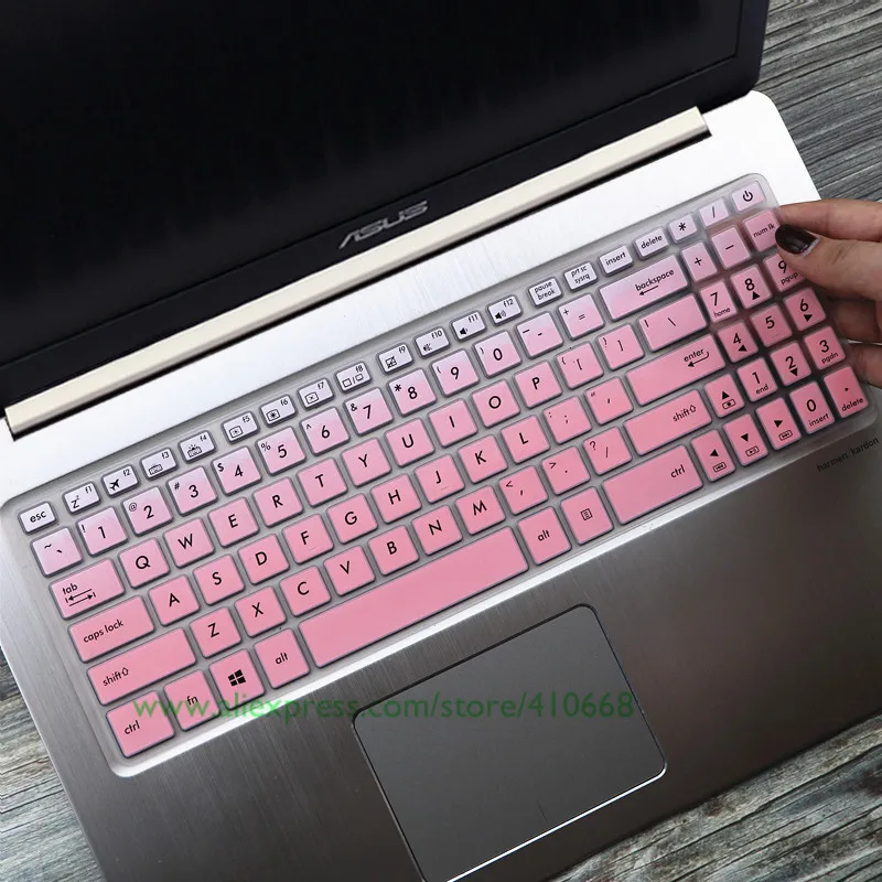Чехол-клавиатура для ноутбука Asus VivoBook Pro 15 YX570 YX570U/ZD FX570 F570U N580G NX580V N580VD 15,6 дюймов