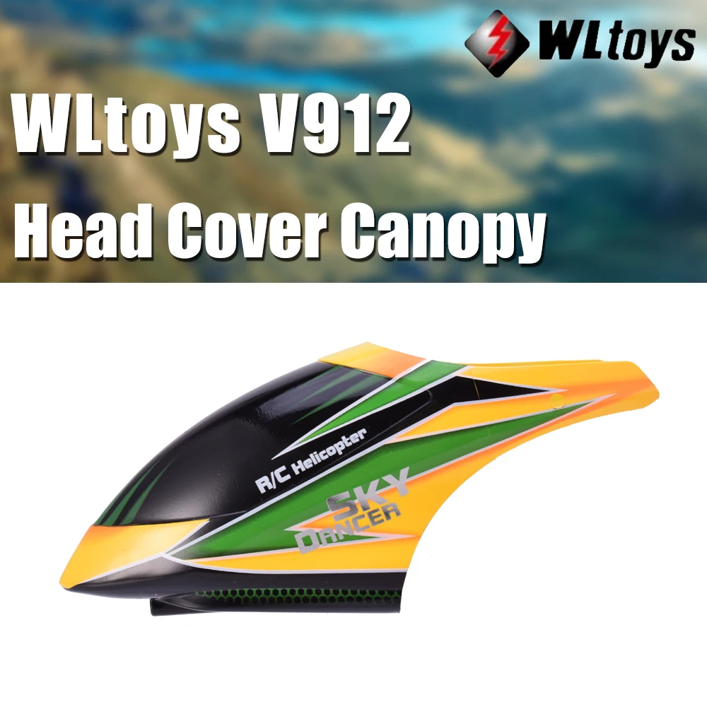 WLtoys V912 одиночное лезвие RC самолет 23 головка крышка навес с дистанционным
