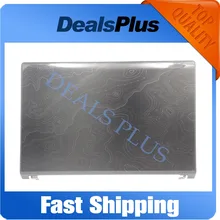 Замена черный ноутбук ЖК-задняя крышка чехол с ЖК-петлями для DELL 1555 1557 1558 0W413J