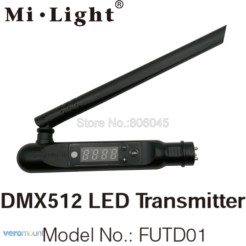Светодиодный передатчик Milight FUTD01 DMX 512 2 4G беспроводной 3Pin XLR DMX512 приемник адаптер