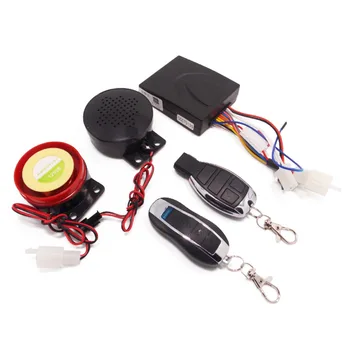 

Motorcycle Engine Start Alarm Universal DC 12V Motorbike Security System Scooter Remote Alarms Motor Anti-theft One Way Alarma
