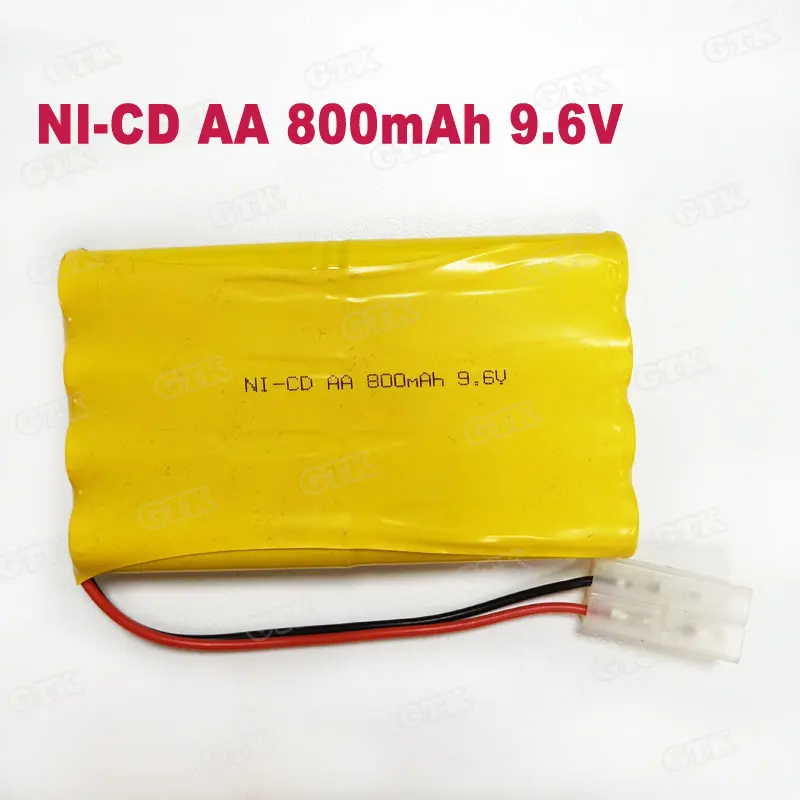 2 шт. ni cd аккумуляторы 9 6 в 800 мАч 8x AA nicd аккумулятор для hengtai 2878 радиоуправляемая