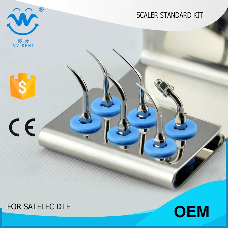 

1 SET SSKS satelec dental scaling tips STANDARD KIT AND tooth whitening kits SATELEC GNATUS DTE hu-friedy tooth scaler