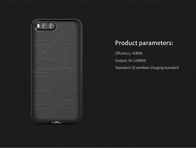 for Xiaomi Mi 6 M6 Mi6 Nillkin Qi Wireless Charging Receiver Charger Case Accessories Back Shell Cover Charging Magic Case