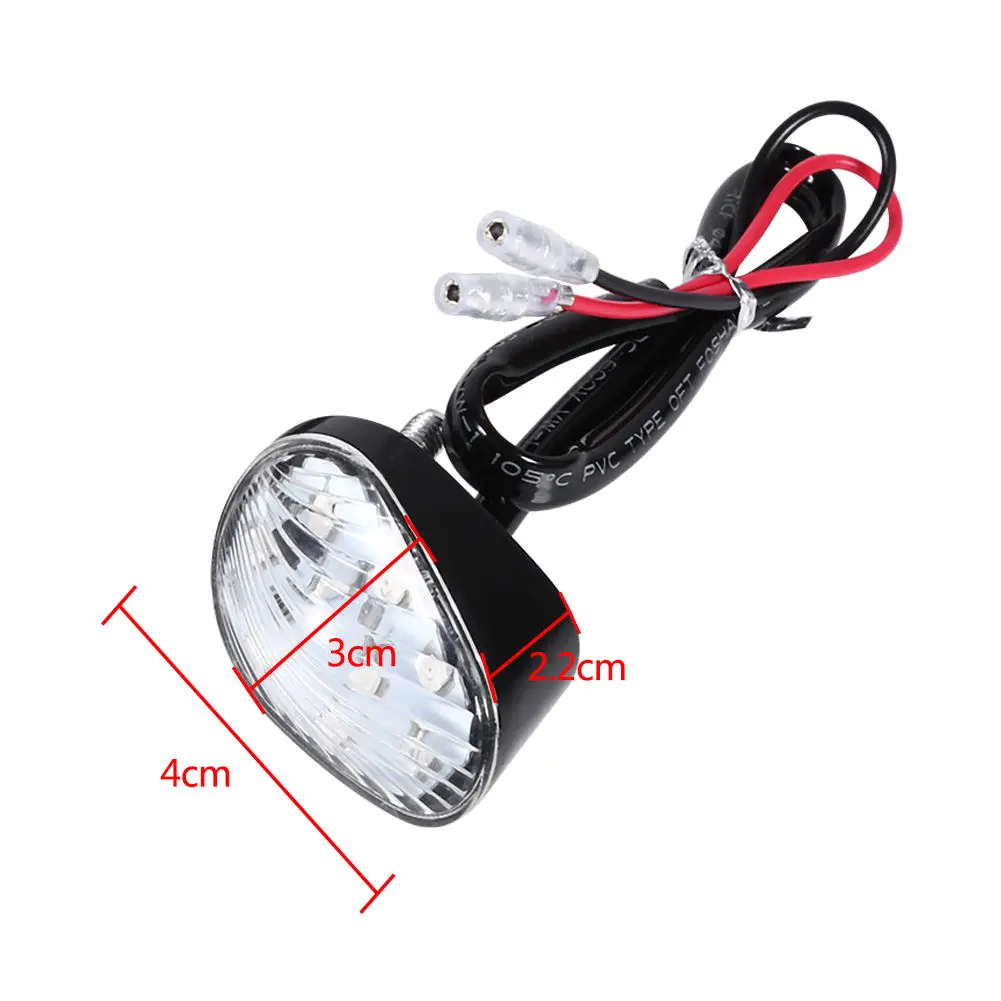 2pcs/set  Amber LED Turn Signal Indicator Light Flush Mount For  YZF R1 R6