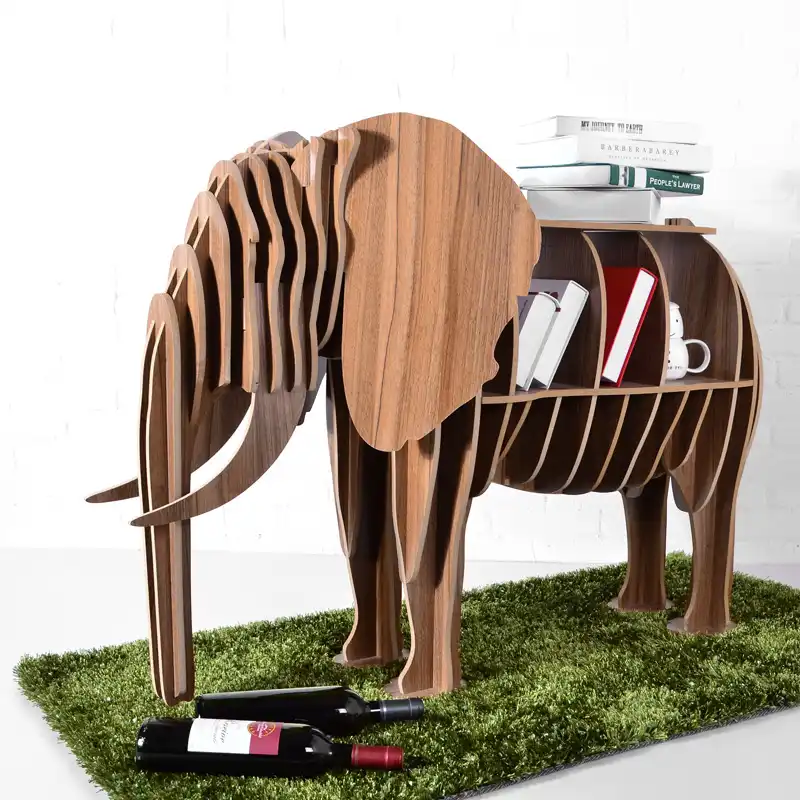 wooden elephant set