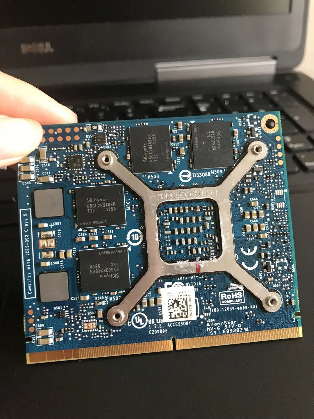 Gráfica para hp Original gb Placa Zbook 17 15 g1 Elitebook 8560 w 8760 8770 Teste 100% K2100 K2100m N15p-q3-a1 2 - Imagem 2