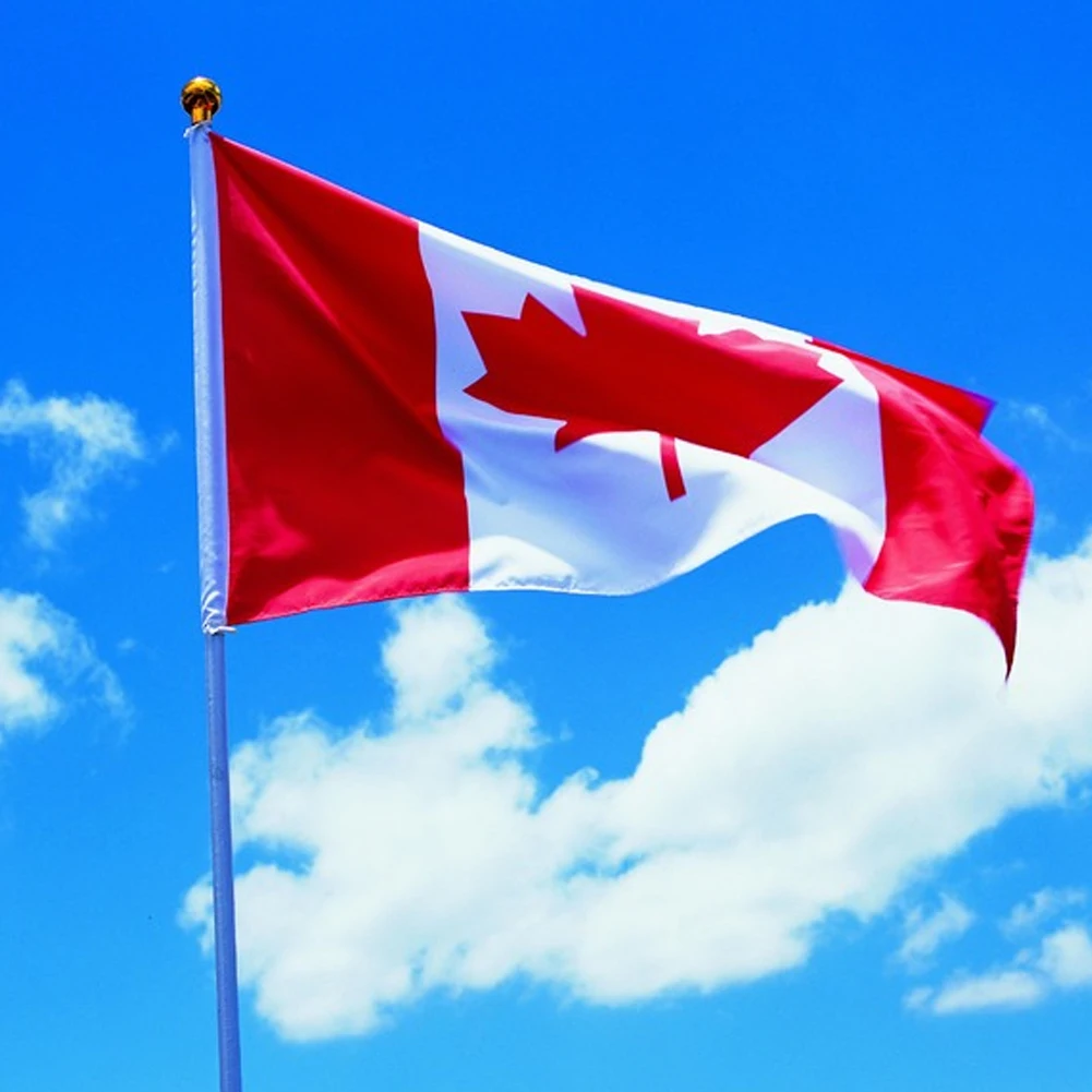 

Canadian Flag Polyester Canada Maple Leaf Banner Indoor Outdoor Grommet