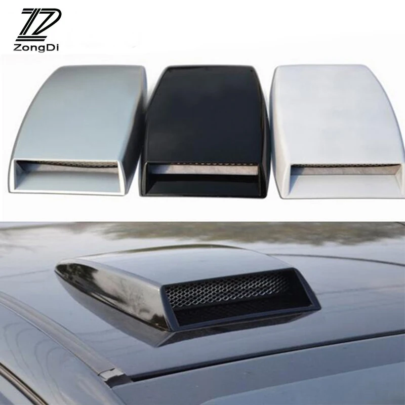 

ZD For Volvo S60 V70 XC90 Subaru Forester Peugeot 307 206 308 407 2008 Car Front Fender Engine Hood Air Vent Trim Cover Sticker