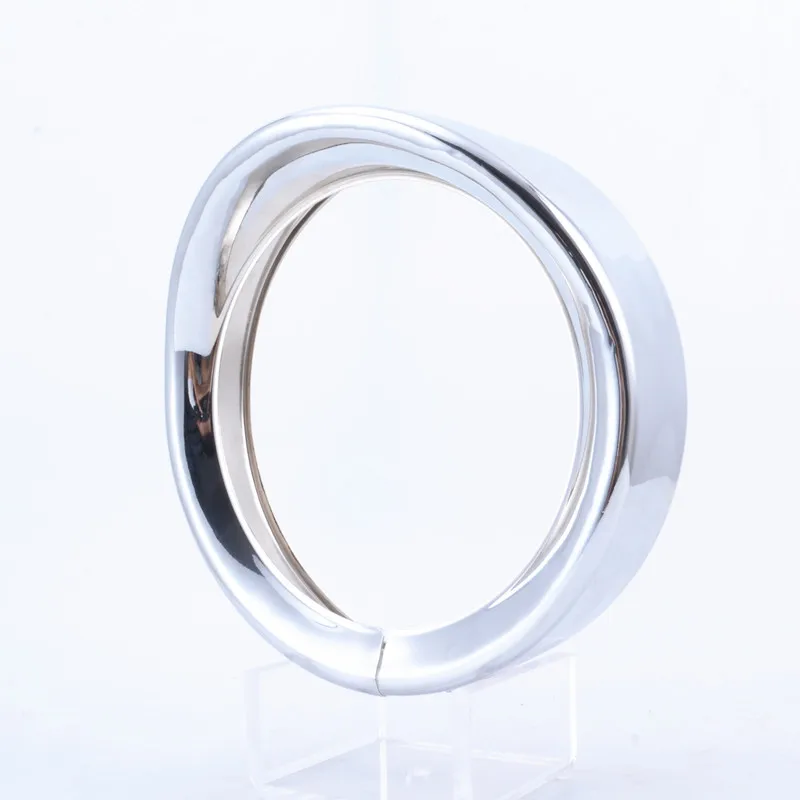 1PCS 7INCH CHROME/BLACK HEADLAMP HEADLIGHT TRIM RING FOR HARLEY TOURING