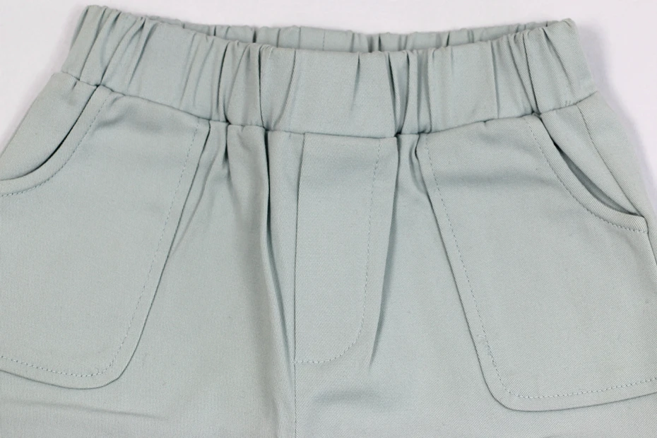 Детская одежда штаны для девочек Формальные однотонные брюки штаны для больших девочек Прямые хлопковые штаны брюки с эластичной резинкой на талии 9, 11 лет, 4P0267