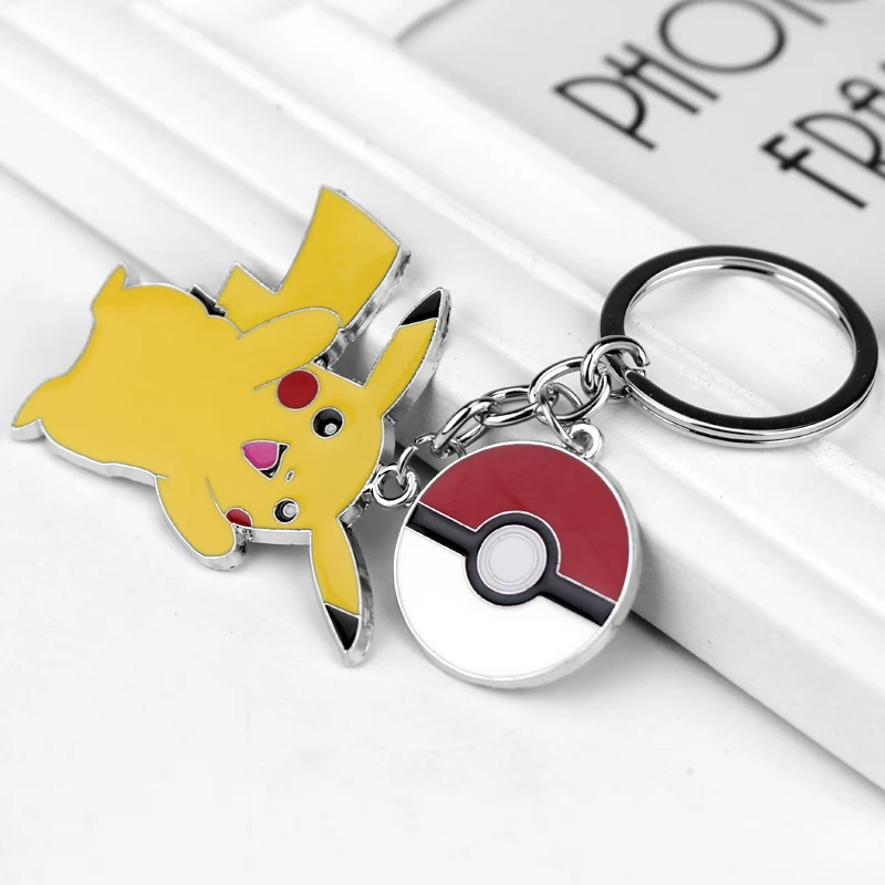 Классический мультфильм Go брелок Poke Ball ювелирные изделия модный автомобильный