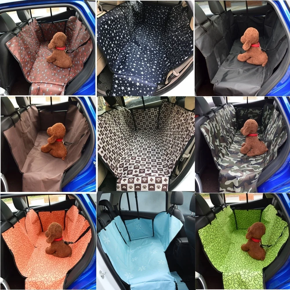

High Quality Waterproof Pet Dog Car Rear Back Seat Cover Blanket Waterproof Cushion Protector Hammock Christmas Gift