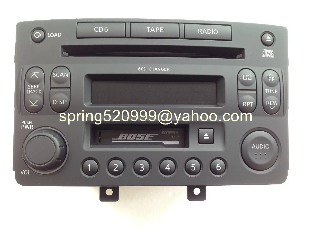 6 CD changer Nisaun 28188 CF60B для 350Z автомобильное радио PP-2546L clarion 286-6648-03 аудио русский |