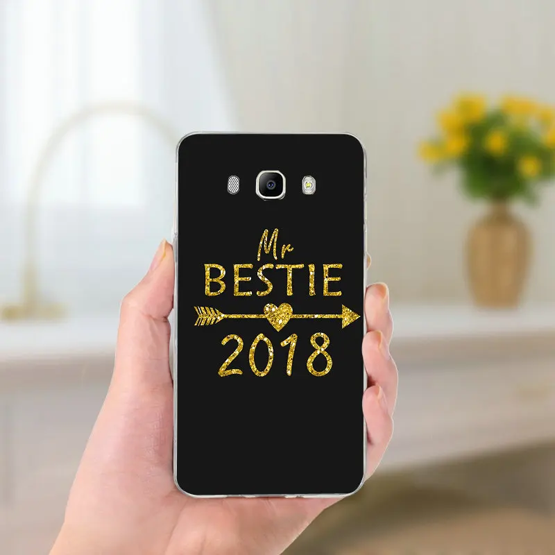 Best друзей Emoji Мягкие TPU силиконовый прозрачный мобильного телефона Чехлы для samsung