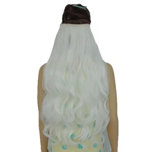 WJJ12070 Xi. Rocks 25 цветов для наращивания волос 70 см волосы синтетические на зажимах для наращивания 120 г кудрявые шпильки шиньон песочный серо-коричневый