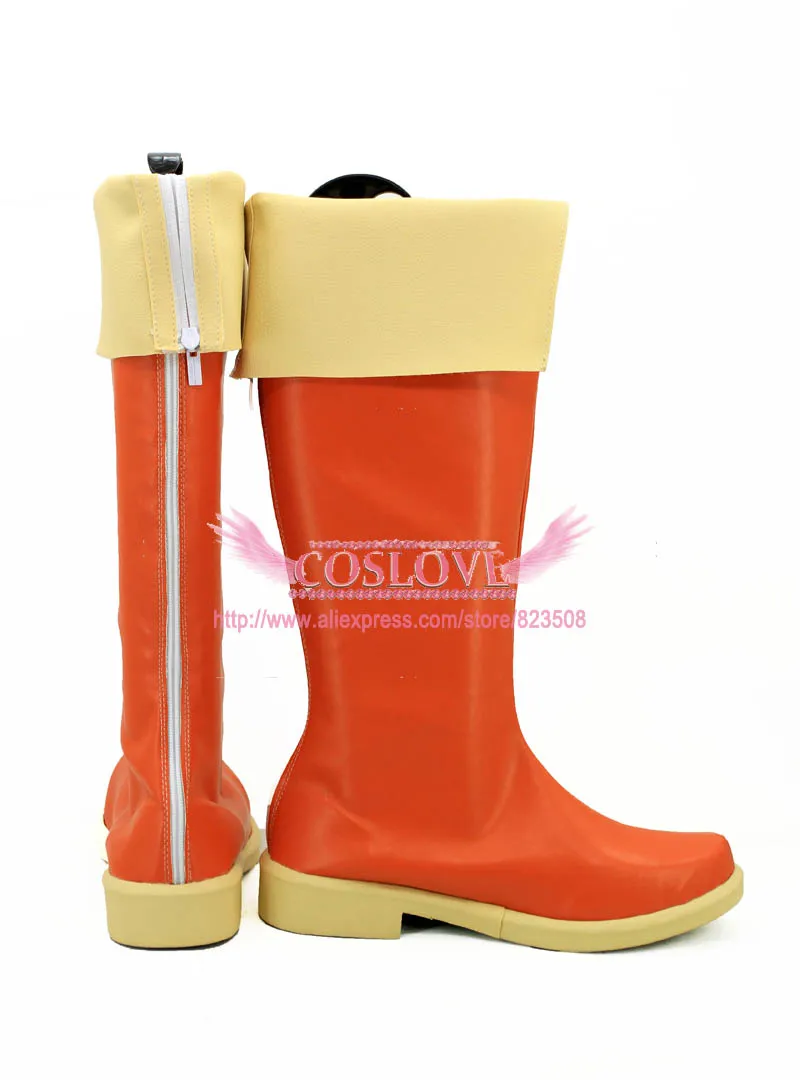 Kono Subarashii Sekai ni Shukufuku o Megumin Orange Cosplay Shoes (3)