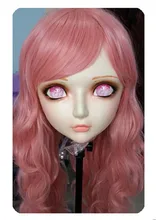 (GL024) Mujeres/Muchacha Dulce Resina Media Cabeza Máscara Cosplay Anime Japonés Kigurumi BJD Lolita Máscara Realista Crossdressing Muñeca del sexo