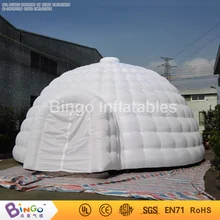 Белый открытый 8X8X4,5 метров надувной купол Igloo шатер палатка teepee для Прокат игрушка палатка
