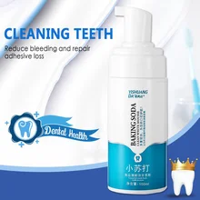 Soda Mousse зубная паста очищающий зажим для тюбика зубной пасты с пресс-насосом Отбеливающее свежее средство для гигиены полости рта уход поставки TSLM1