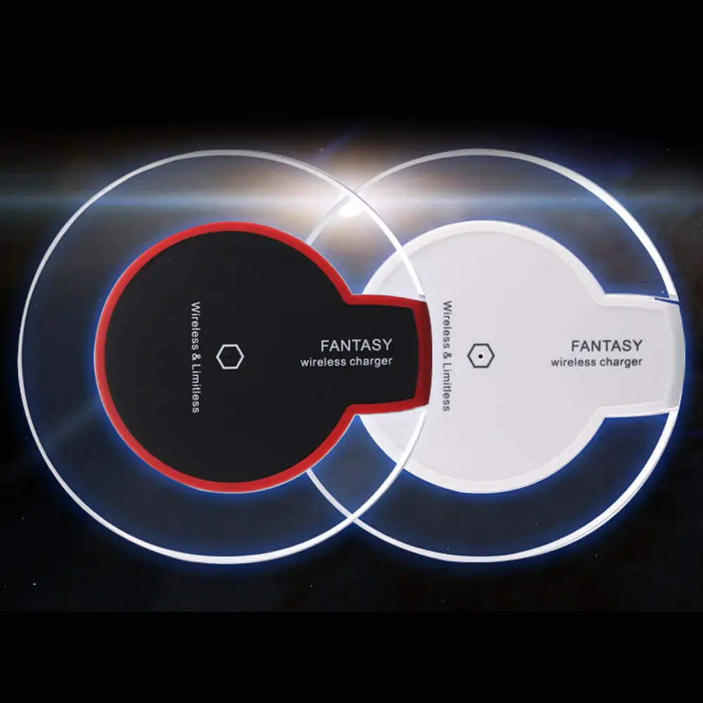 QI Wireless Charger Charging Pad Fantasy High Efficiency Blue Light