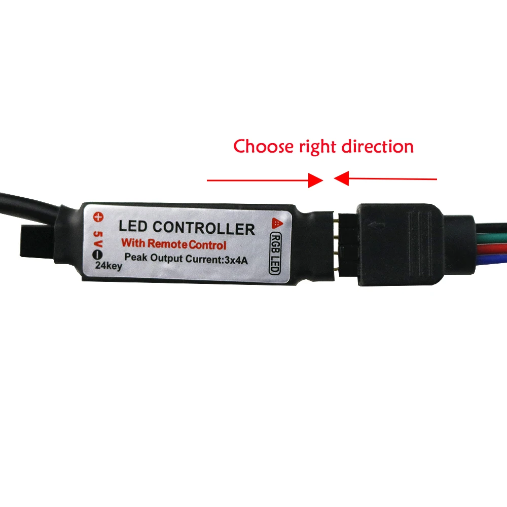 Мини контроллер RGB для светодиодсветильник ленты 3528 5050 SMD 5 в постоянного тока 3