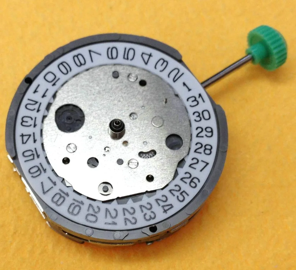 MIYOTA FS26 3 глаза. Хронограф скошенный кварцевые часы