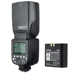 Код Новый Godox V860IIF V860II-F 2.4 г Камера Вспышка Speedlite TTL HSS литий-ионный Батарея для Fujifilm Камера s