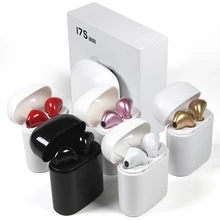 I7s TWS беспроводные Bluetooth наушники-вкладыши музыкальные наушники набор стерео гарнитура для iphone X 6 7 8 samsung с зарядным устройством