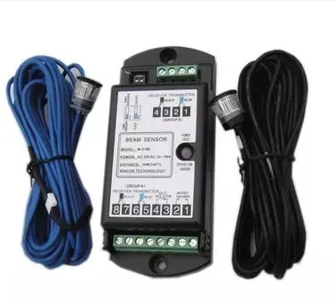 Photoelectric Beam Sensor 10m 90-degree infrared electronic Safety Light automatic door safety beam sensor (Single Beam)