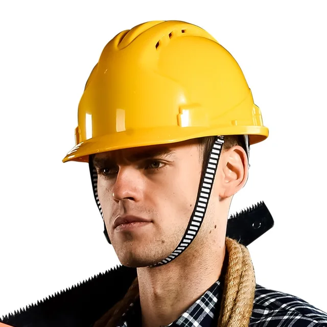 ABS Hard Hat Construction Engineer Working Protective Cap 5 Color