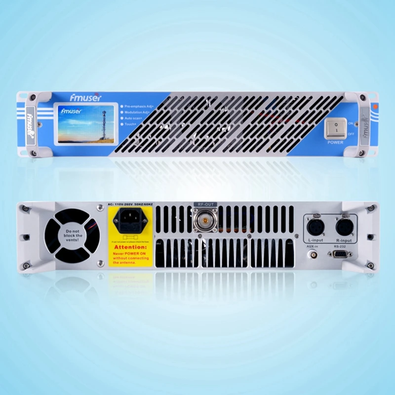 FMUSER 150W 350w 600w 1000w touch screen FM Transmitter (33)