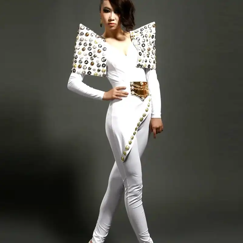 beyonce white jumpsuit