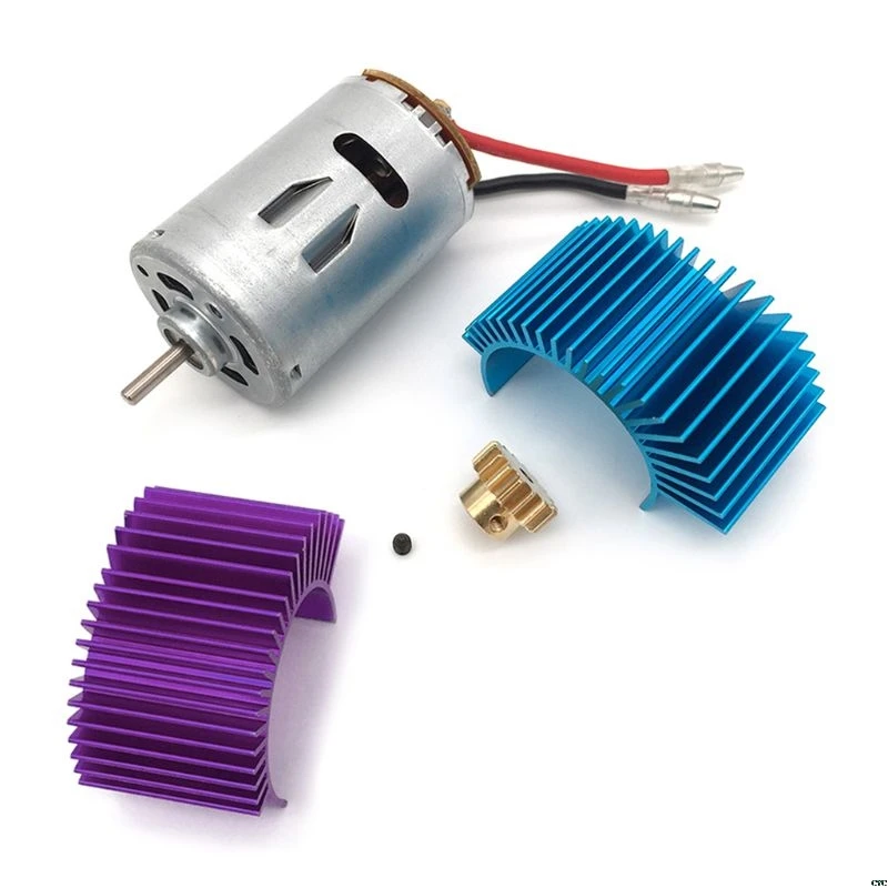 Мотор 540 + редуктор 17T радиатор двигателя для Wltoys 12428 12423 1/12 Запчасти