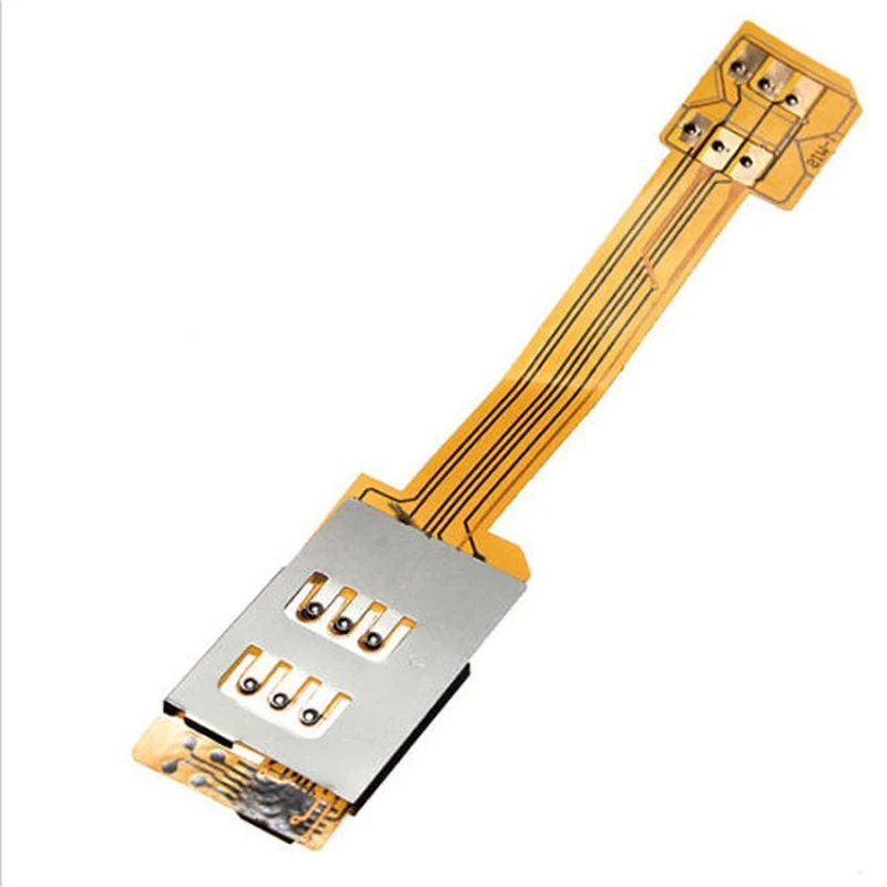 Новинка 1 шт. адаптер для SIM карты смартфона iPhone 5 5S 5C портативный двух карт