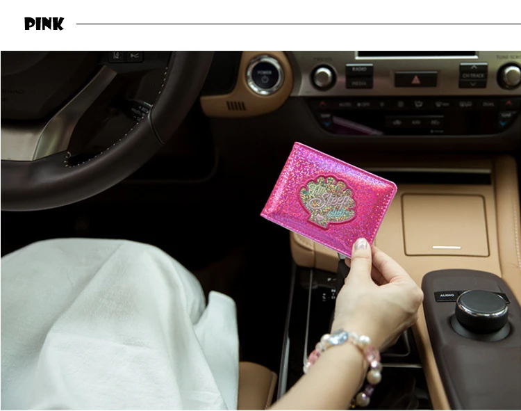 Bentoy Laser PU ID держатель для кредитных карт для женщин водительская Лицензионная Обложка кошелек Модный чехол для визиток туристическая