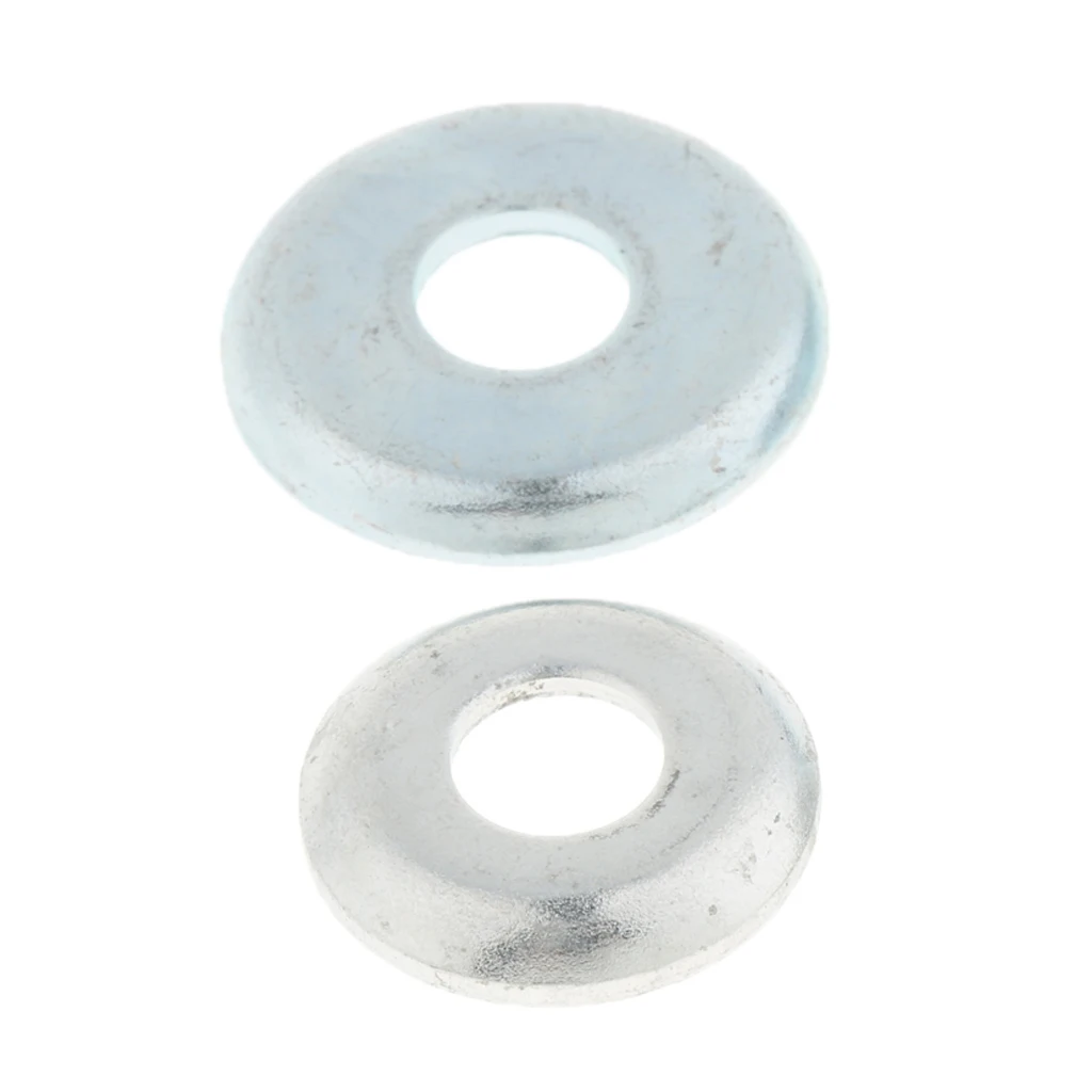 MagiDeal 2 Pair Aluminum Skateboard Truck Cup Replacement Kit Upper/Lower Bushing Washers Skateboard Pivot Cups 