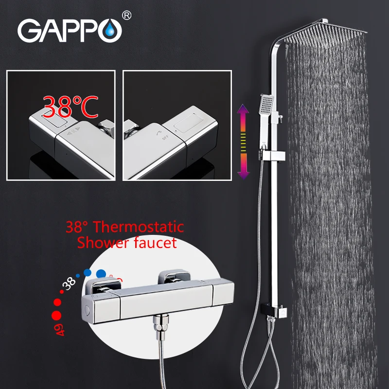 

GAPPO Shower Faucets thermostatic shower bath shower thermostatic faucet bathroom shower