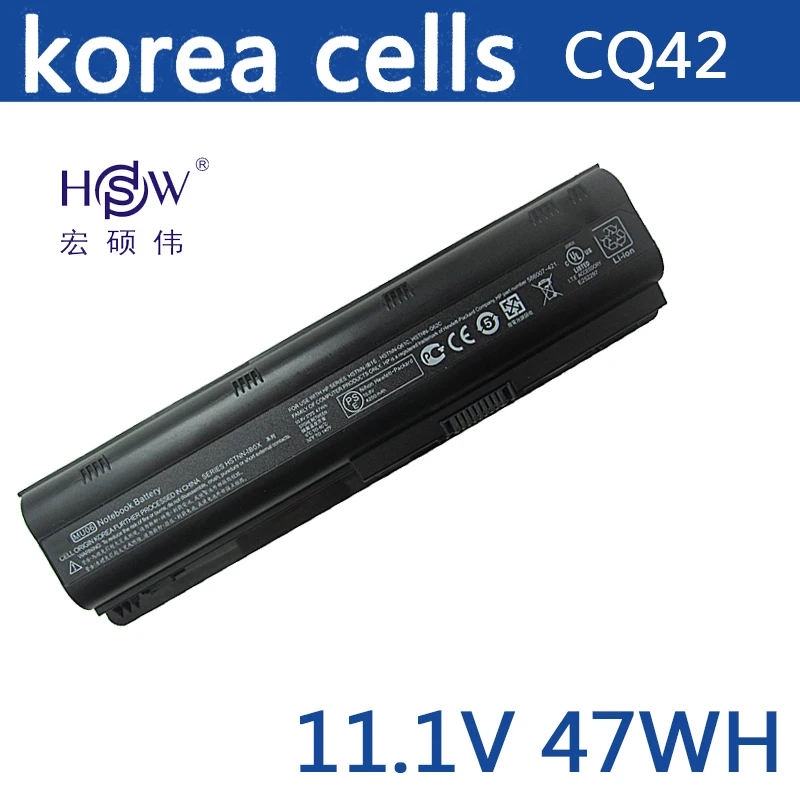 

HSW Batterie for HP PAVILION DM4 DV3 DV5 DV6 DV7 G4 G6 G7 G72 G62 G42 for Presario CQ32 CQ42 CQ43 CQ56 CQ62 CQ72 MU06