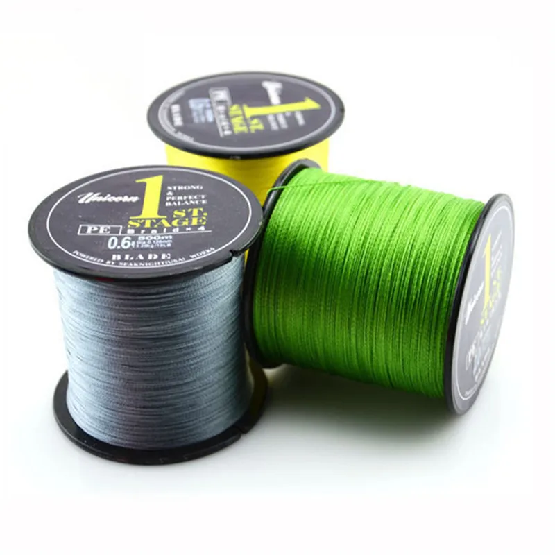 

500M PE Braided Fishing Line 4 stands 8LB to 60LB Multifilament Fishing Line Seaknight brand 6 Colors